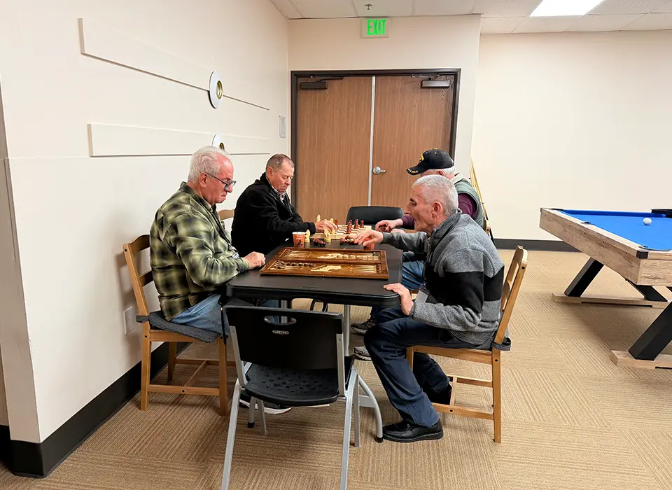 Activity room at LIHA Adult Day Health Care Center